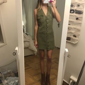 free people wandering star denim mini dress